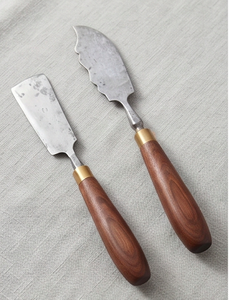 Elegant <b>Cheese</b> <b>Knife</b> <b>Set</b> Stainless Steel Blade Wood Handle Durable Dishwasher Safe <b>Cheese</b> Serving Tools Use And Hotel Use - Product Image 1