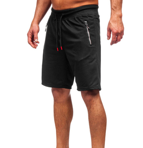 Men's Solid Breathable Quick Dry High Street Style Sweat Shorts Wholesale Customized Logo 100% Cotton - Product Image 5