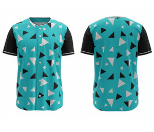 เสื้อเบสบอลแบบซับลิเมชั่นสั่งทำพิเศษ ชุดยูนิฟอร์มทีมกีฬา พร้อมโลโก้และหมายเลขตามสั่ง |   ฐานผ้าโพลีเอสเตอร์ที่ระบายอากาศได้ดี - Product Image 6