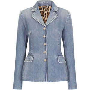 Blazer de cuero sintético para mujer, estilo motociclista, corte ajustado, manga larga, cuello vuelto, cierre de cremallera, color liso, corto - Product Image 5