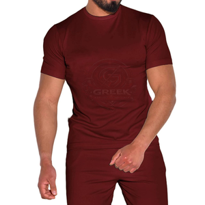 T-shirts personnalisés pour hommes en mélange de coton premium, col ras du cou, manches courtes, coupe décontractée oversize, séchage rapide, respirant, marque privée - Product Image 6