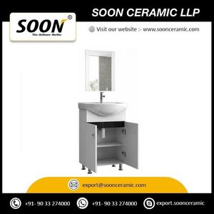 โต๊ะอ่างล้างหน้า Mezzo Collection สำหรับห้องน้ำ นำเข้าจากอินเดีย ราคาประหยัด - Product Image 2