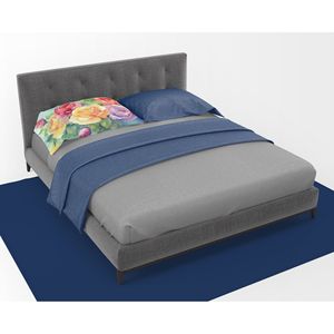Taie d'oreiller décorative aquarelle roses légère super douce et facile à entretenir taille standard pour coussins et oreillers - Product Image 3