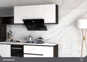 Carreaux de porcelaine brillants de qualité export, format 600x1200, grand format, pour sols et murs, décoration intérieure moderne - Product Image 6