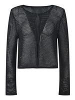Cardigan tricoté décontracté sans manches à col rond évidé et robe nuisette plissée cintrée à la taille