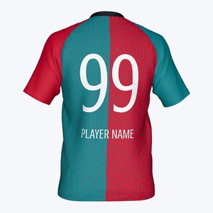 Fabricant OEM chinois, impression personnalisée, design personnalisé, ensemble de maillots de football de futsal pour jeunes hommes 7v7 3v3, uniforme en sublimation intégrale - Product Image 2