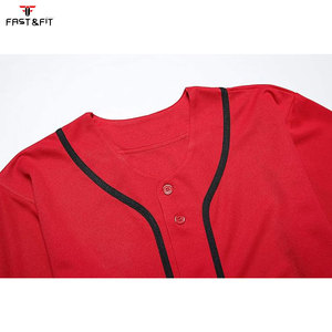 เสื้อเบสบอลแบบแห้งเร็วระบายอากาศได้ดีชุดทีมกีฬา - Product Image 5