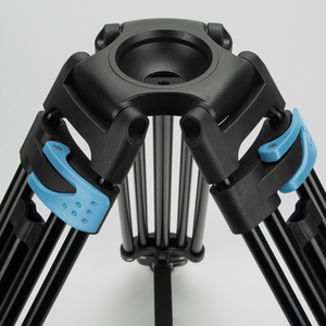 Manizek chuyên nghiệp nhiệm vụ nặng nề video máy ảnh Tripod đứng Kit te195 + bh509 đối trọng năng động Chất lỏng đầu vật liệu nhôm - Product Image 4