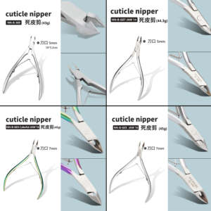 Ciseaux à cuticules en acier inoxydable, outils de manucure et de pédicure - Product Image 5
