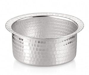 Corbeille à fruits en fil métallique argenté avec base en bois, bol décoratif pour fruits, pour comptoir de cuisine, table à manger, pain, légumes, collations - Product Image 5
