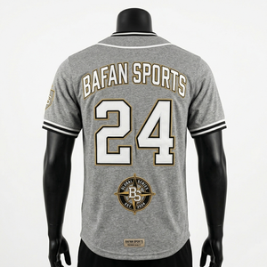 100% cotton T-shirt for men baseball jersey streetwear oversized sporty top comfortable breathable urban style outfit - Product Image 2