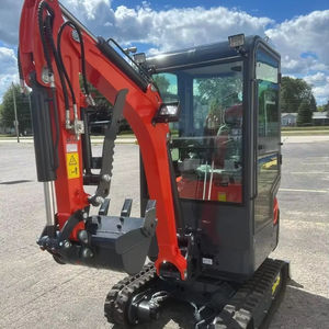 Excavadora de cadenas usada de 3000 kg, duradera, con orugas de acero de alta resistencia y pala frontal para movimiento de tierras en terrenos accidentados - Product Image 1