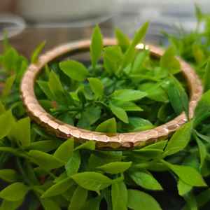 กำไลข้อมือทองแดงแท้สไตล์วินเทจ ปรับแต่งได้สำหรับผู้ชาย ดีไซน์เกลียว - Product Image 1