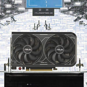 <span class=keywords><strong>Carte</strong></span> graphique de bureau ASUS Dual GeForce RTX 4060 V2 OC, 17 Gbps GDDR6X, ventilateur haute vitesse, 8 Go de <span class=keywords><strong>mémoire</strong></span> GDDR6 - Product Image 1