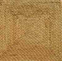Tapis en jute géométrique bohème chic, style farmhouse, tapis d'intérieur en fibres naturelles