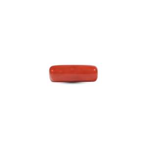Natural Red Coral Loose Gemstone 6 Carat 10x12mm Oval Cut for Fine Jewelry - Product Image 3