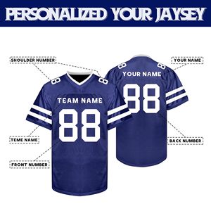 Manufacturer Direct American Football Jersey Polyester <b>Mesh</b> Dazzle Sublimation Private Label V Neck Durable Apparel - Product Image 2