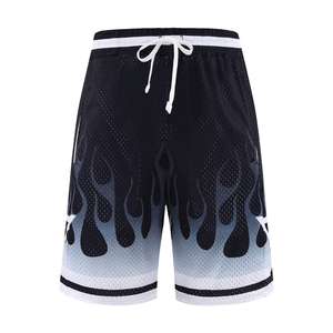 Shorts de basket-ball pour hommes, anti-UV, été, séchage rapide, respirant, polyester, fitness, entraînement, sport, musculation, gym - Product Image 3