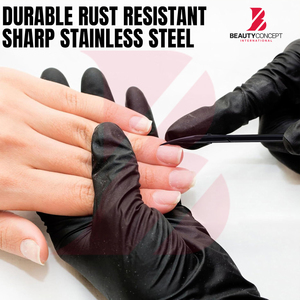 Tijeras para Cutículas en Color Negro Sólido con Estuche de Cuero, Duraderas, Ligeras, Personalizadas, del Mejor Proveedor, Hechas en Pakistán - Product Image 2