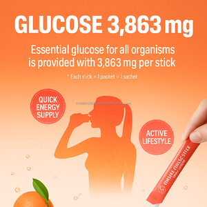 Bâtonnets Énergétiques au Glucose Saveur Pêche pour Adultes, Supplément OEM avec L-Glutamine pour le Soutien Immunitaire et l'Endurance, Poudre 6g de Corée - Product Image 5