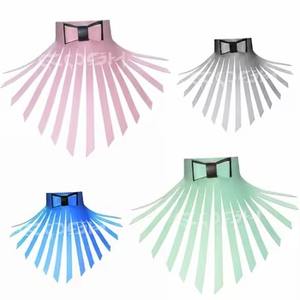 Fabricante personalizado de collar de cuero sintético rosa con flecos y lazo - Product Image 4