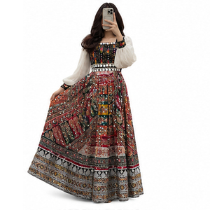 Vestidos Étnicos Vintage para Mujer, Vestidos Musulmanes de Fiesta, Lindos Vestidos Culturales Afganos, Envío a Todo el Mundo, Vestidos Formales Kuchi Vintage - Product Image 5