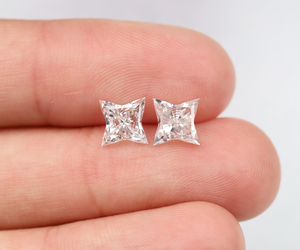 Diamantes de Laboratorio HPHT CVD en Forma de Lirio, Corte Excelente, 2.50 Ct, Corte Floral, E,F VVS-VS, Par de Diamantes de Laboratorio para Joyería, Gran Venta - Product Image 6