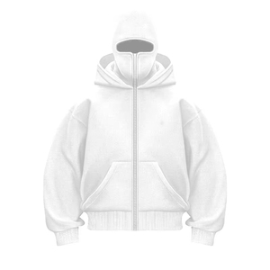 Sweat-shirt à capuche uni avec fermeture éclair pour homme et femme, style automne-hiver, pour couple, professionnels - Product Image 6