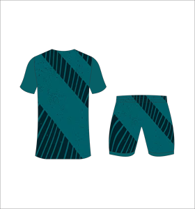 ชุดเสื้อฟุตบอลและกางเกงขาสั้นแบบซับเหงื่อ รุ่น Ferocious Sublimated สำหรับผู้ชาย คอวี ระบายอากาศได้ดี เหมาะกับทุกฤดูกาล ลายพิมพ์ลายทาง - Product Image 2