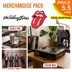 PAQUETE DE MERCHANDISE: LLAVERO RS, BASE DE VIDRIO Y CAJA DE COLORES ARTESANALES - Product Image 1