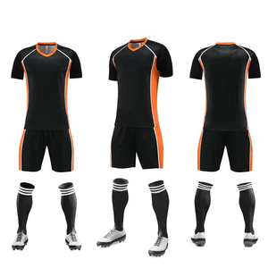Vente en gros de maillots de football 100% polyester pour adultes, hommes, tenue d'entraînement de haute qualité, uniformes de football - Product Image 2
