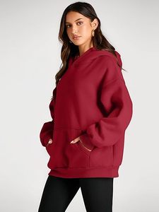 Sudadera con Capucha para Mujer, Corte Regular, 100% Algodón, Estilo Vintage con Letras, para Invierno, Casual, Deportiva y Elegante - Product Image 3