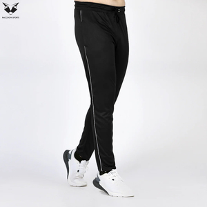 Men's Black Sweatpants With Side Stripe Elastic Waist Drawstring Casual <b>Joggers</b>, Top Quality Product Gym Fitness Wear Trousers - Product Image 5
