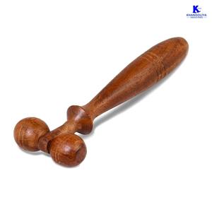 Rodillo facial de acupresión K-Star K467, masajeador facial de madera, rodillo de acupresión natural para el cuidado de la piel, herramienta de masaje facial de madera - Product Image 1
