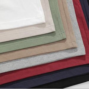 Sweat-shirt en coton doux de couleur unie unisexe impression de haute qualité différentes couleurs à manches longues col rond pour hommes - Product Image 2