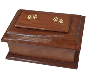 โกศไม้โกศไม้โกศไม้ขี้เถ้าโกศสำหรับสุนัขและแมว - Product Image 4