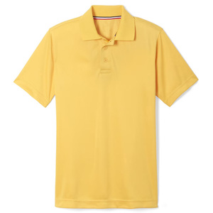 Polo en piqué personnalisé pour enfants (garçons et filles) – Confortable, à manches courtes, en coton, uniforme scolaire avec impression sérigraphiée, tissu tricoté uni - Product Image 5