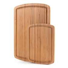 Tabla de cortar de bambú ecológica marca TL, tabla de cocina de madera maciza con ranuras para jugos – Hecho en Vietnam - Product Image 6