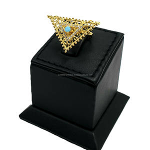 Conjunto de joyería de inspiración árabe más vendido Impresionante nuevo diseño Precioso collar de piedra Estilo atemporal Conjuntos de joyería de moda elegante - Product Image 3