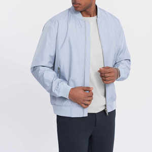 OEM Custom Logo High Quality Polyester Windproof Bomber <b>Jacket</b> <b>Light</b> <b>Weight</b> Wholesale Price Winter Bomber Fashion <b>Jackets</b> - Product Image 2