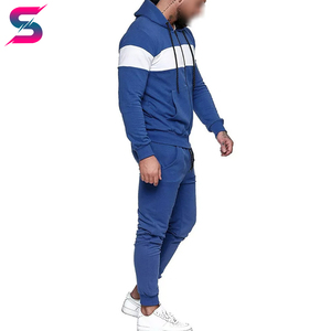 Customized Made New Trendy High Demand Product Street Wear Contrast Color Newest Lightweight Polyester Cotton Tracksuits - Product Image 5