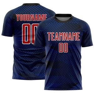 Camiseta Exclusiva de Equipo de Fútbol, Tejido Interlock, Ropa Deportiva de Alto Rendimiento, Logotipo, Nombre y Número del Equipo Personalizados, Venta al Por Mayor - Product Image 2