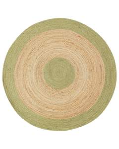 100% Natural Jute Hemp Braided Round Scallop <b>Rug</b> Handmade Boho Farmhouse Eco Friendly Custom Size Carpet - Product Image 4