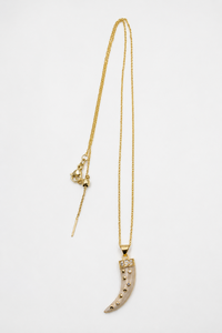 Collar Personalizado Chapado en Rodio con Colgante de Madreperla y Acentos de Circonita, Amuleto de Luna Creciente, Cadena de Joyería Fina, Regalo de Protección para Mujer - Product Image 2