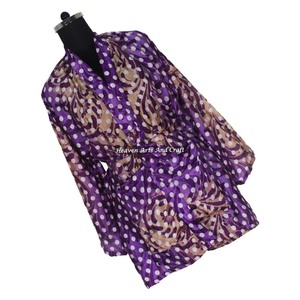 KS003 Kimono court en soie vintage pour femme, style bohème, ample, imprimé floral coloré, idéal pour la plage et les vacances - Product Image 3