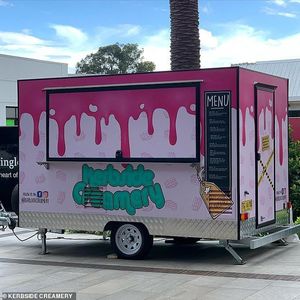 Cuisine mobile, remorque alimentaire entièrement équipée, chariot de restauration rapide, camion de restauration à vendre, idéal pour les hamburgers, les frites, les collations - Product Image 1