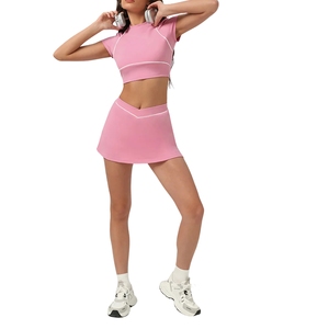 Camiseta Deportiva Aoyema de Nuevo Diseño, Transpirable, de Secado Rápido, Elástica en Cuatro Direcciones, Ajustada, para Mujer, para Correr, Entrenar y Hacer Ejercicio en Verano, en Varios Colores - Product Image 2