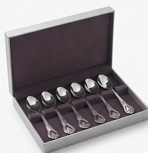 Ensemble élégant de cuillères à thé en métal avec finition miroir haute brillance, compatibles lave-vaisselle, pour les occasions de mariage et l'usage domestique - Product Image 6