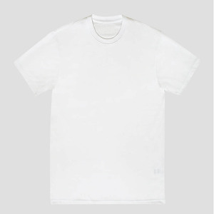 T-shirt formel à manches courtes pour homme, coupe classique, 100 % coton jersey, col rond, couleur unie, 180 g, avec logo sérigraphié sur le devant – Prix bas - Product Image 3