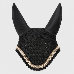 Crochet Horse Ear Net for Horses High Quality Handmade Fly Veil Custom Made OEM Logo Design Wholesale Horse Racing Fly <b>Bonnets</b> - Product Image 1